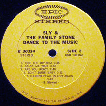 Laden Sie das Bild in den Galerie-Viewer, Sly &amp; The Family Stone : Dance To The Music (LP, Album, RE, Ter)
