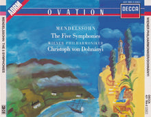 Load image into Gallery viewer, Mendelssohn*, Wiener Philharmoniker, Christoph von Dohnányi : The Five Symphonies (3xCD, Comp, RM)
