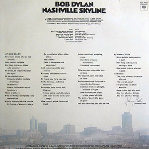 Bob Dylan : Nashville Skyline (LP, Album)