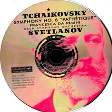 Laden Sie das Bild in den Galerie-Viewer, Tchaikovsky*, Evgeni Svetlanov : Symphony No. 6 &quot;Pathétique&quot; - Francesca Da Rimini - USSR Symphony Orchestra (CD, Comp)
