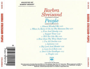 Barbra Streisand : People (CD, Album, RE)