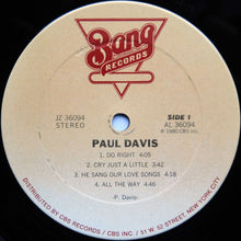 Charger l&#39;image dans la galerie, Paul Davis (3) : Paul Davis (LP, Album, RP, San)
