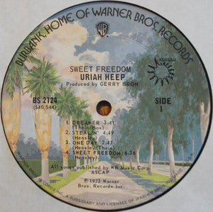 Uriah Heep : Sweet Freedom (LP, Album, Gat)