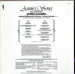 James Galway - Charles Gerhardt, National Philharmonic* : Annie's Song And Other Galway Favorites (LP, Album)