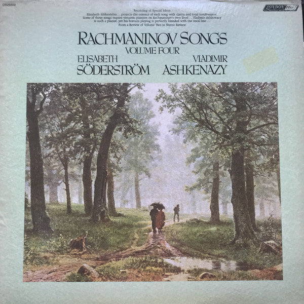 Sergei Vasilyevich Rachmaninoff, Elisabeth Söderström, Vladimir Ashkenazy : Rachmaninov Songs Volume 4 (LP)
