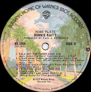 Bonnie Raitt : Home Plate (LP, Album, San)