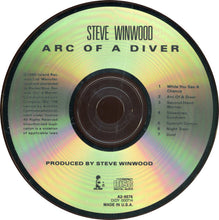 Load image into Gallery viewer, Steve Winwood : Arc Of A Diver (CD, Album, Club, RP, CRC)
