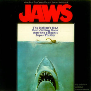John Williams (4) : Jaws (Music From The Original Motion Picture Soundtrack) (LP, Album, Pin)