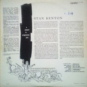 Stan Kenton And His Orchestra : A Concert In Progressive Jazz (LP, Album, Mono, RE)