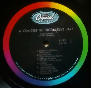 Stan Kenton And His Orchestra : A Concert In Progressive Jazz (LP, Album, Mono, RE)