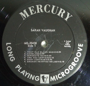Sarah Vaughan : The Magic Of Sarah Vaughan (LP, Album, Mono)