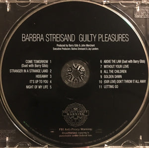 Streisand* : Guilty Pleasures (CD, Album)