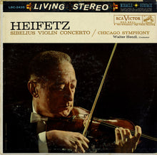 Load image into Gallery viewer, Heifetz*, Sibelius*, Chicago Symphony*, Walter Hendl : Violin Concerto  (LP, Ind)
