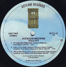 Load image into Gallery viewer, Jackson Browne : Hold Out (LP, Album, AR )
