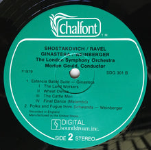 Load image into Gallery viewer, Shostakovich* / Ravel* / Ginastera* / Weinberger* - Morton Gould, London Symphony Orchestra : Festive Overture / Bolero / Estancia Ballet Suite (Complete) / Polka And Fugue From &quot;Schwanda&quot; (LP)
