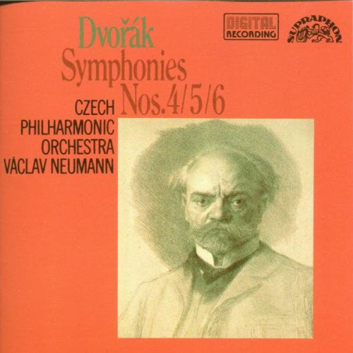 Antonín Dvořák - The Czech Philharmonic Orchestra, Václav Neumann : Symphonies Nos. 4/5/6 (2xCD, Comp)