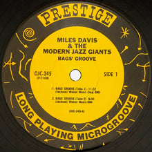Load image into Gallery viewer, Miles Davis : Bags Groove (LP, Album, Mono, RE)
