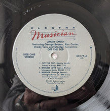 Load image into Gallery viewer, Jimmy Smith Featuring George Benson, Ron Carter, Grady Tate, Stanley Turrentine : Off The Top (LP, Album, All)

