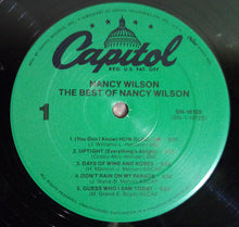 Laden Sie das Bild in den Galerie-Viewer, Nancy Wilson : The Best Of Nancy Wilson (LP, Comp, RE)
