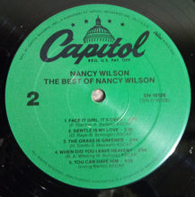 Laden Sie das Bild in den Galerie-Viewer, Nancy Wilson : The Best Of Nancy Wilson (LP, Comp, RE)
