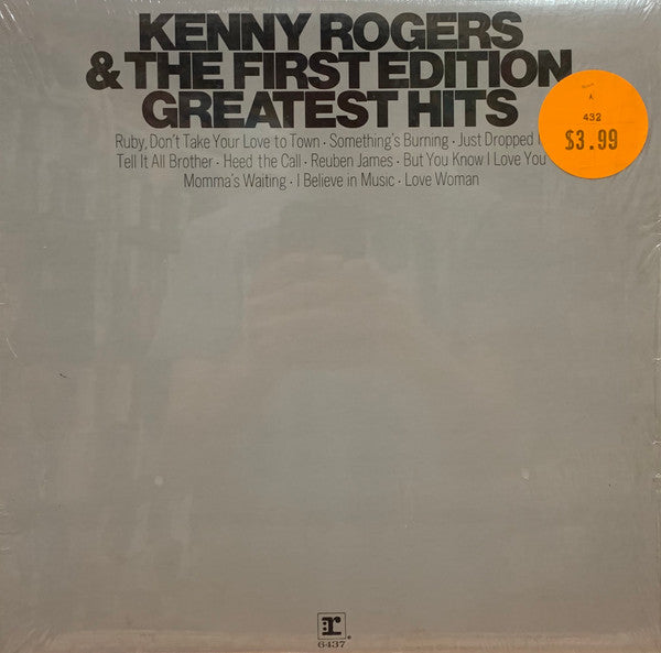Kenny Rogers & The First Edition : Greatest Hits (LP, Comp, RE, Jac)