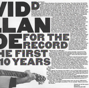 David Allan Coe : For The Record - The First 10 Years (CD, Comp, RE)