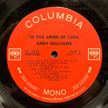 Load image into Gallery viewer, Andy Williams : In The Arms Of Love (LP, Mono, Ter)
