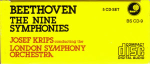 Beethoven* - Josef Krips Conducting The London Symphony Orchestra : The Nine Symphonies (Box, Comp + 5xCD)