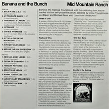 Laden Sie das Bild in den Galerie-Viewer, Banana And The Bunch : Mid-Mountain-Ranch (LP, Album)
