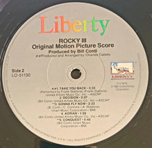 Load image into Gallery viewer, Bill Conti : Rocky III - Original Motion Picture Score (LP, Album, Los)
