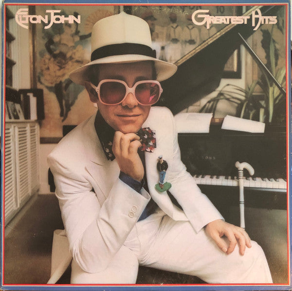 Elton John : Greatest Hits (LP, Comp, RE, Glo)