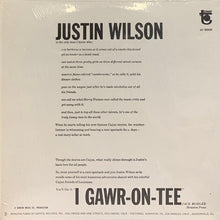 Charger l&#39;image dans la galerie, Justin Wilson : I Gawr-on-tee (LP, RE, Jac)
