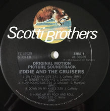Laden Sie das Bild in den Galerie-Viewer, John Cafferty • Beaver Brown* : Eddie And The Cruisers (Original Motion Picture Soundtrack) (LP, Album, Car)
