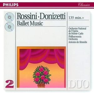 Rossini* / Donizetti* - Orchestre National De L'Opéra De Monte-Carlo, Philharmonia Orchestra, Antonio De Almeida : Ballet Music (CD, Comp, RM)