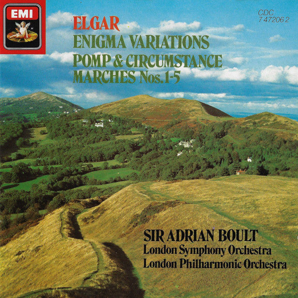 Elgar* / Sir Adrian Boult, London Symphony Orchestra •  London Philharmonic Orchestra : Enigma Variations • Pomp & Circumstance Marches Nos.1–5 (CD, Comp)