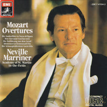 Charger l&#39;image dans la galerie, Mozart*, Neville Marriner*, Academy Of St. Martin-in-the-Fields* : Overtures (CD, Album, RE)
