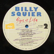 Charger l'image dans la galerie, Billy Squier : Signs Of Life (LP, Album, Win)
