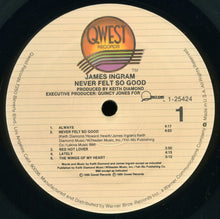 Charger l'image dans la galerie, James Ingram : Never Felt So Good (LP, Album, Spe)
