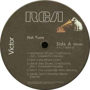 Hot Tuna : Hot Tuna (LP, Album, RE, Ind)