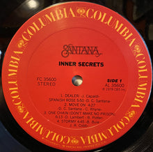 Laden Sie das Bild in den Galerie-Viewer, Santana : Inner Secrets (LP, Album, San)
