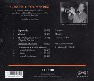 Rafael Mendez : Concerto For Mendez (CD, Album)