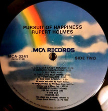 Laden Sie das Bild in den Galerie-Viewer, Rupert Holmes : Pursuit Of Happiness (LP, Album, RE)
