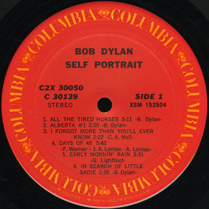 Bob Dylan : Self Portrait (2xLP, Album, Ter)