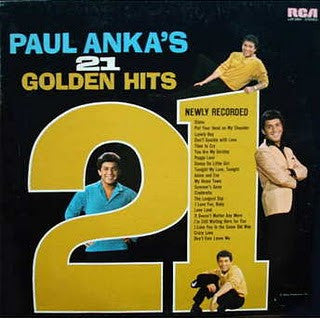 Paul Anka : Paul Anka's 21 Golden Hits (LP, Comp, RE)