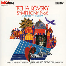 Load image into Gallery viewer, Tchaikovsky*, London Symphony Orchestra, Gennadi Rozhdestvensky : Symphony No. 6 / Overture: &#39;The Storm&#39; (CD, Album)
