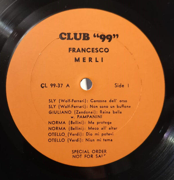 Buy Francesco Merli : Francesco Merli (LP, Album, Ltd) Online for a ...