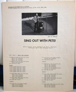 Pete Seeger : Sing Out With Pete! (LP, Album, Comp, Roc)