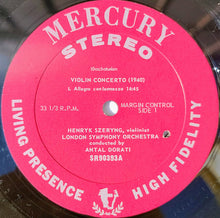 Load image into Gallery viewer, Khachaturian*, Henryk Szeryng, London Symphony*, Antal Dorati : Violin Concerto (LP, Album)
