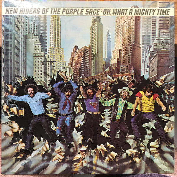 New Riders Of The Purple Sage : Oh, What A Mighty Time (LP, Album, San)