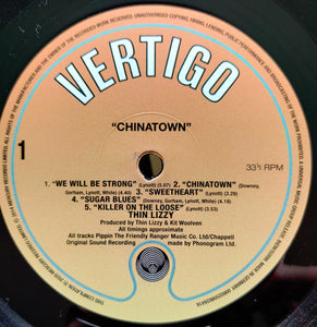 Thin Lizzy : Chinatown (LP, Album, RE, 180)